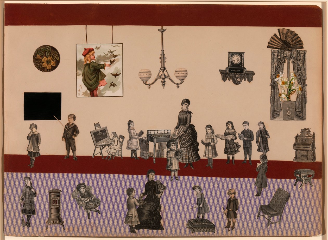 Sans titre (collage victorien) - Unidentified
