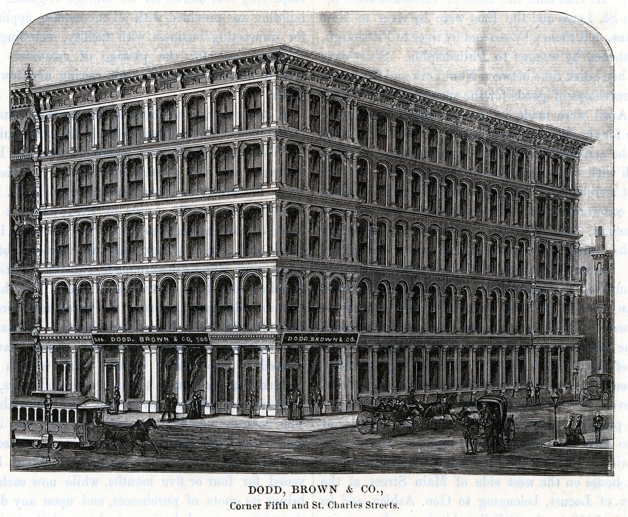 Dodd, Brown and Company, Gros de Détail, Cinquième et Rue St. Charles - Unknown