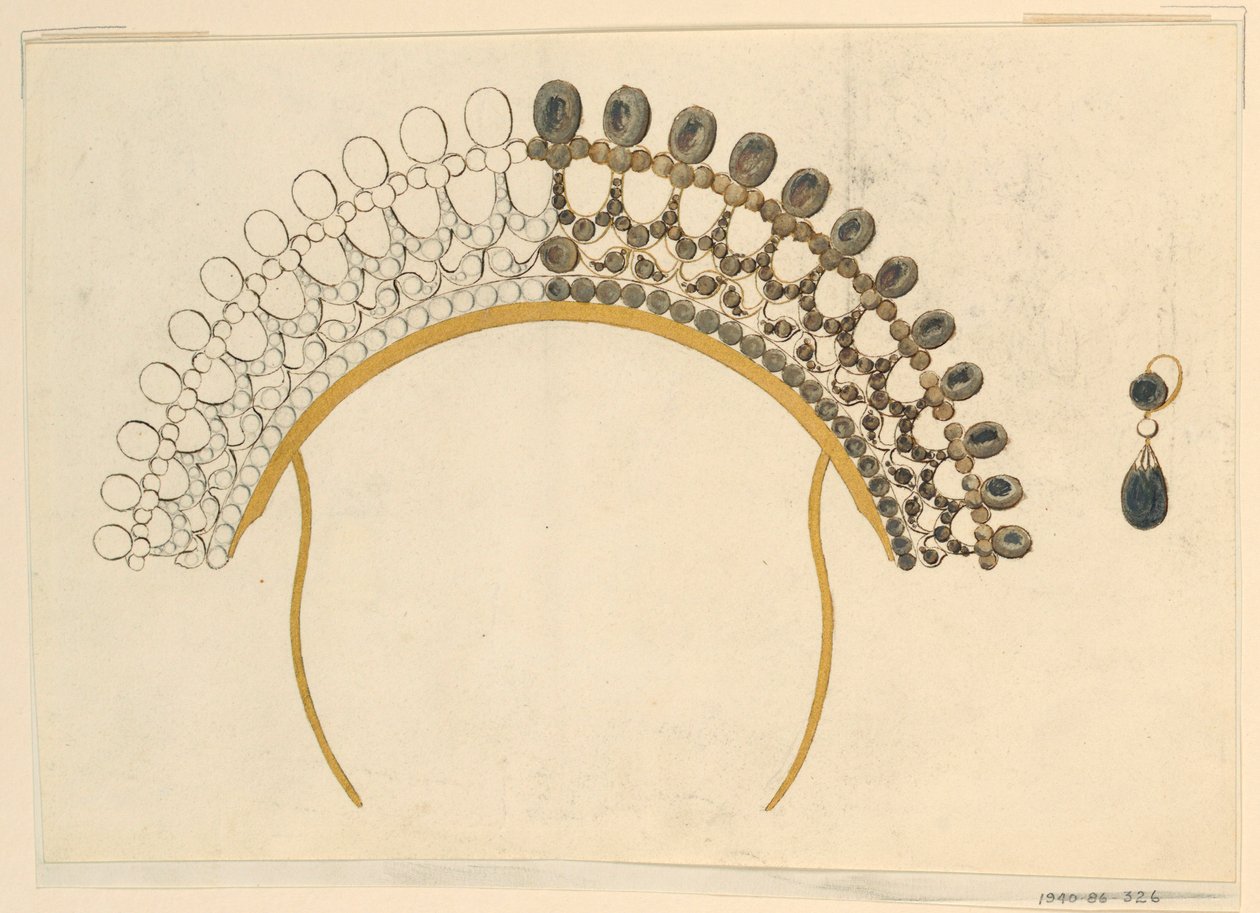 Dessin, Design pour un peigne et une boucle d