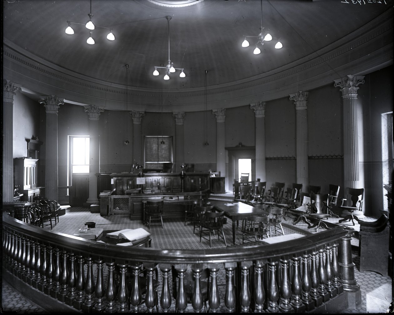Vue intérieure de la salle d