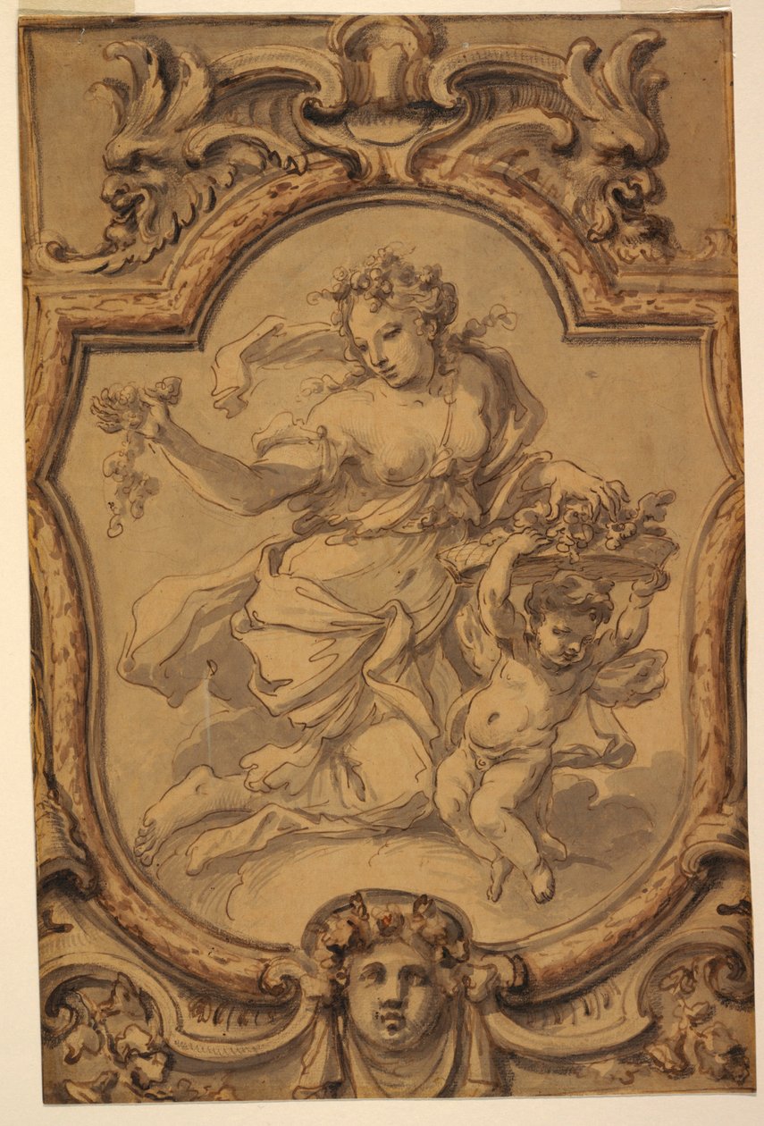 Conception pour un plafond peint - Unknown