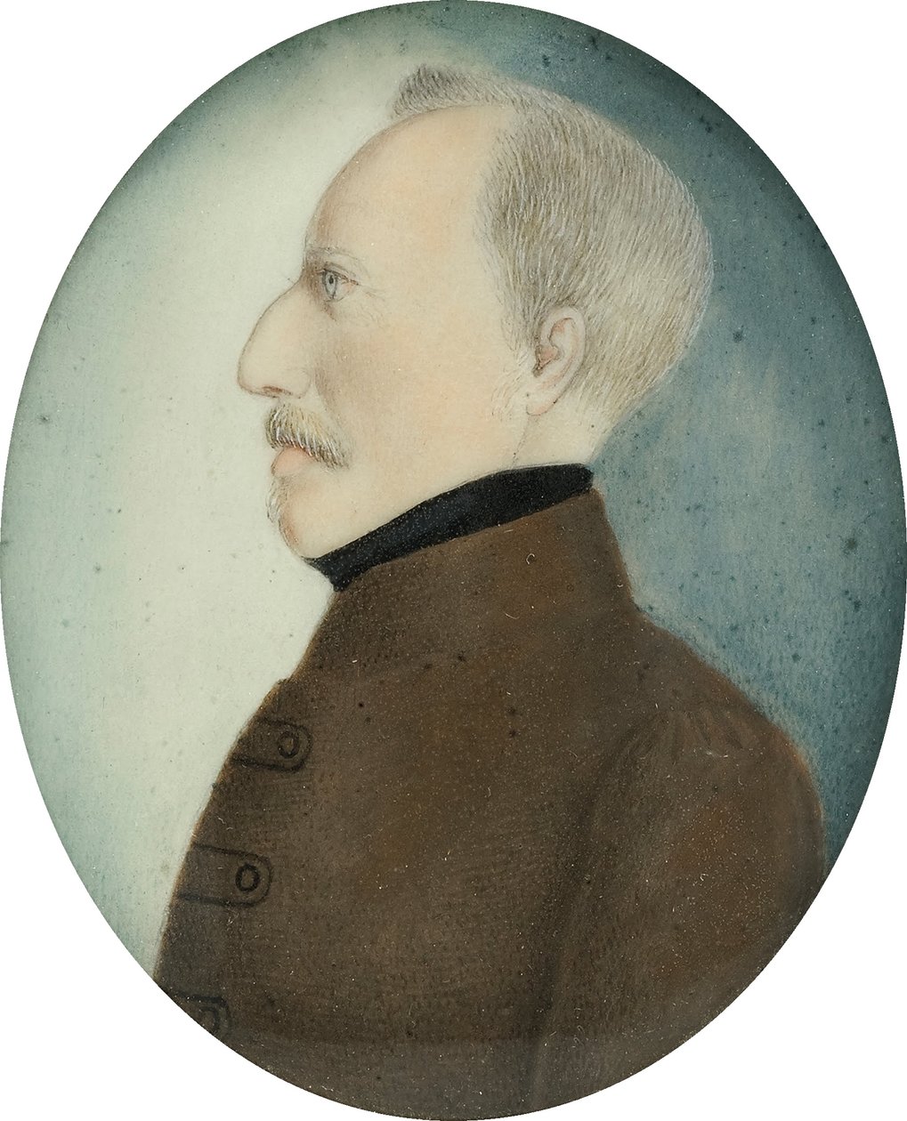Miniature de « Colonel Gustafsson » ancien Gustav IV Adolf Roi de Suède, vers 1830 - Unbekannt Unbekannt