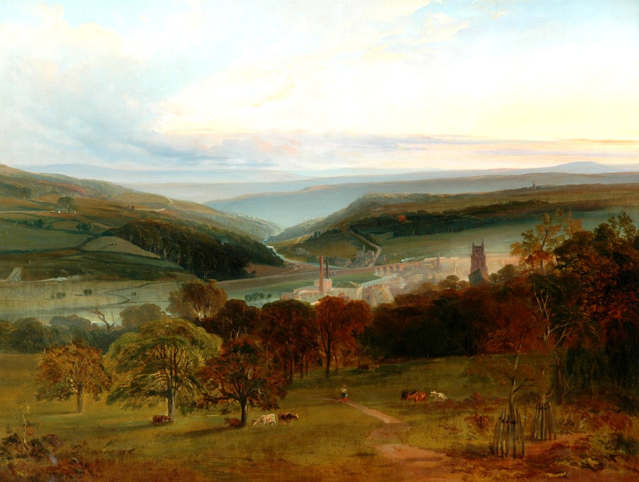 Sowerby Bridge depuis Pye Nest, 1840 - Unknown