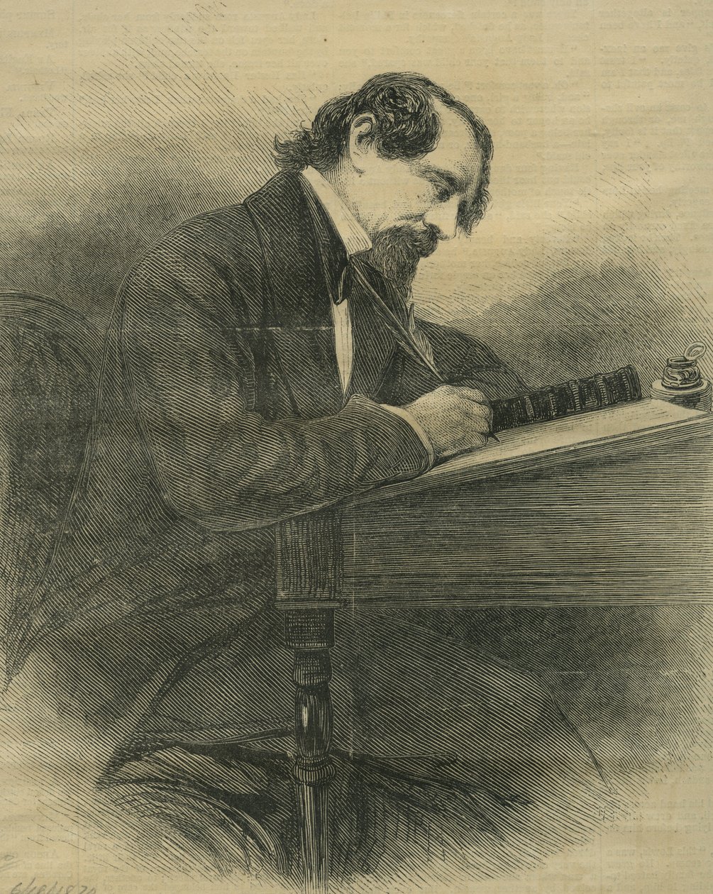 Feu Charles Dickens, vers 1870 - Unbekannt Unbekannt