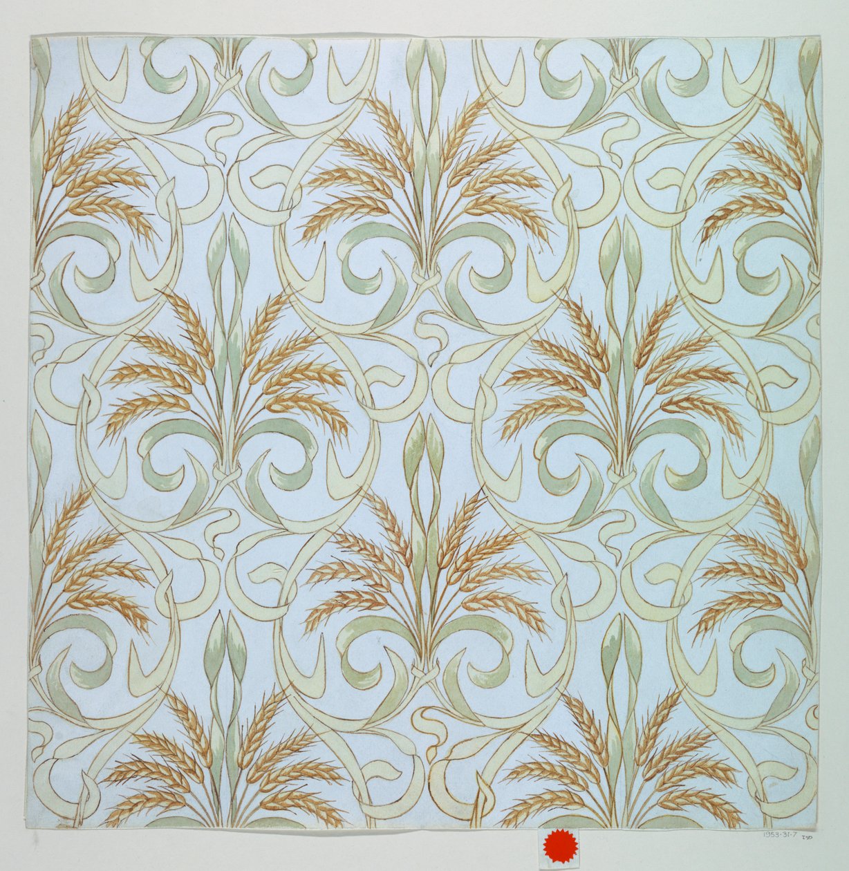 Dessin, Design pour papier peint, 1894 - Unknown