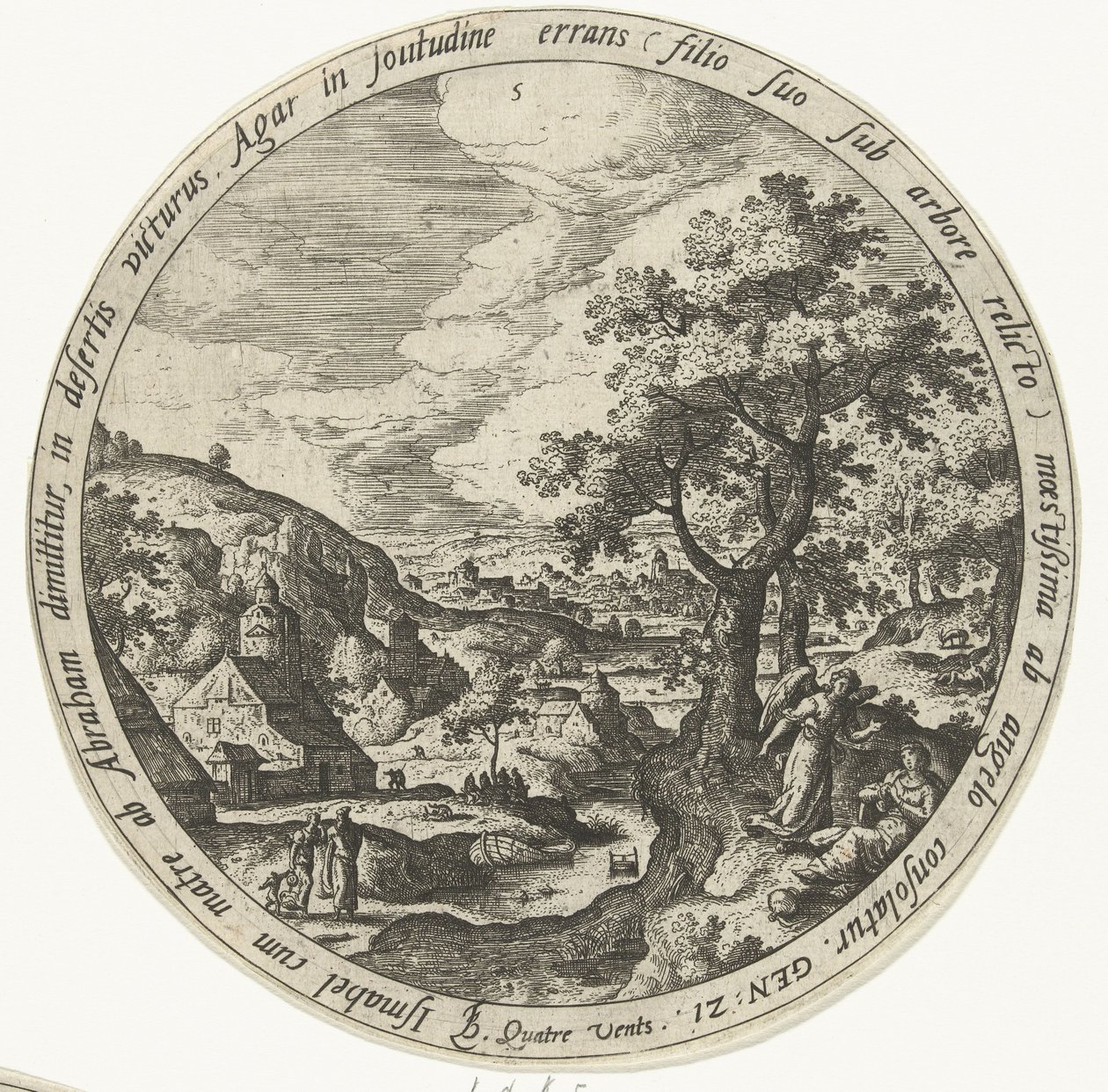 Abraham chasse Agar et Ismaël - Unknown