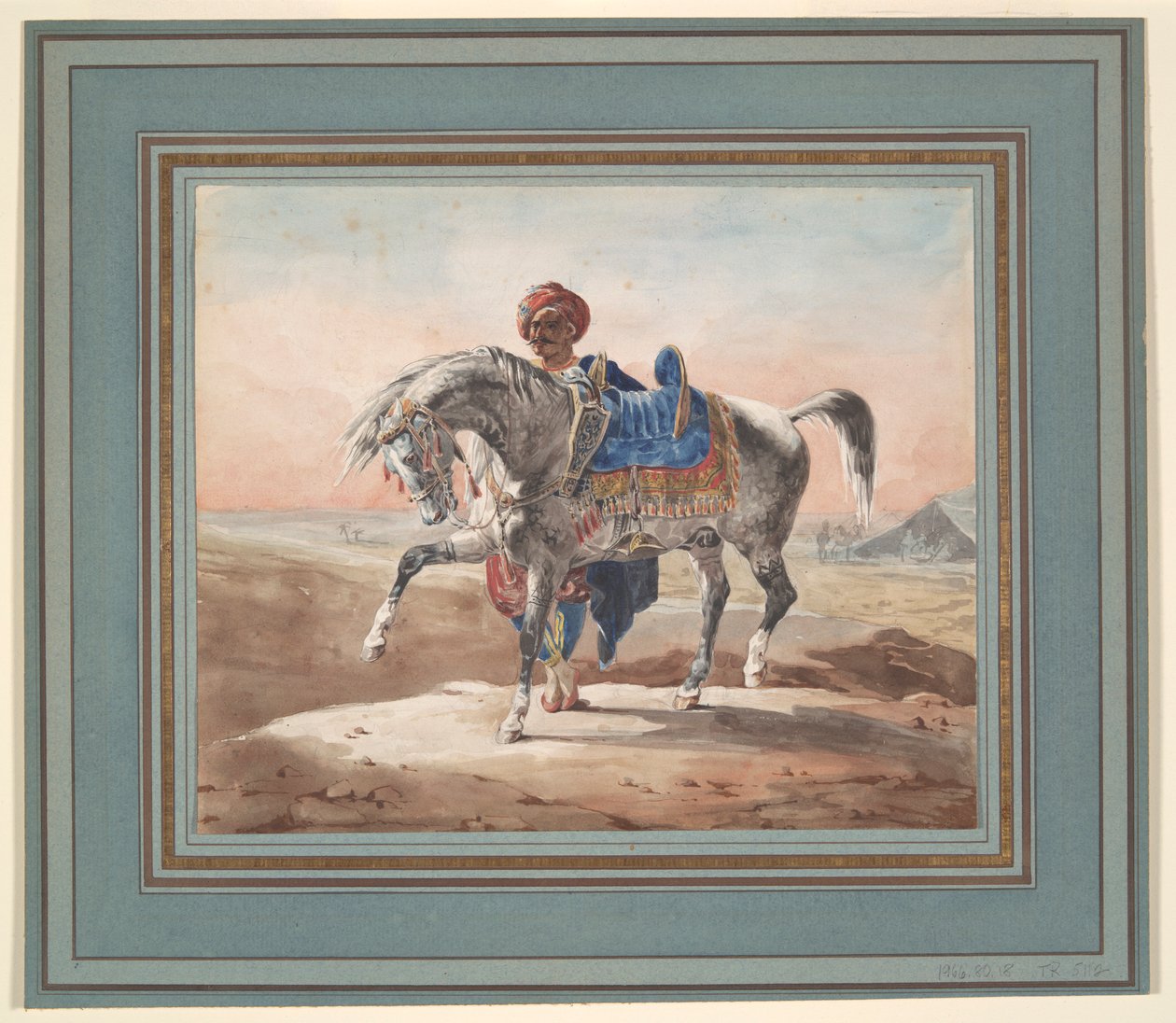 Arabe debout près d
