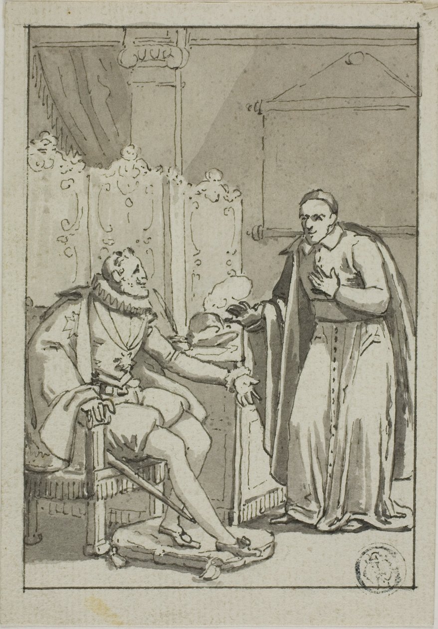 Audience du cardinal avec Henri IV - Unknown