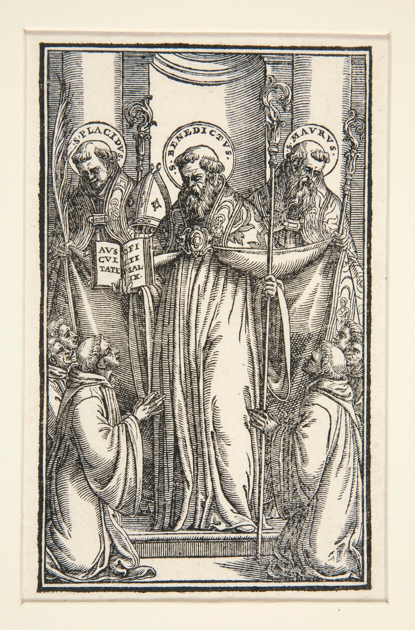 Illustration de livre avec trois saints - Unknown