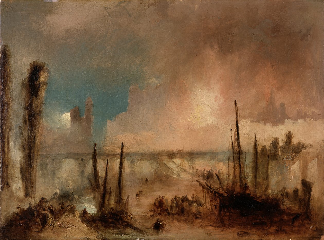 Incendie des Chambres du Parlement (6 octobre 1834) - Unknown