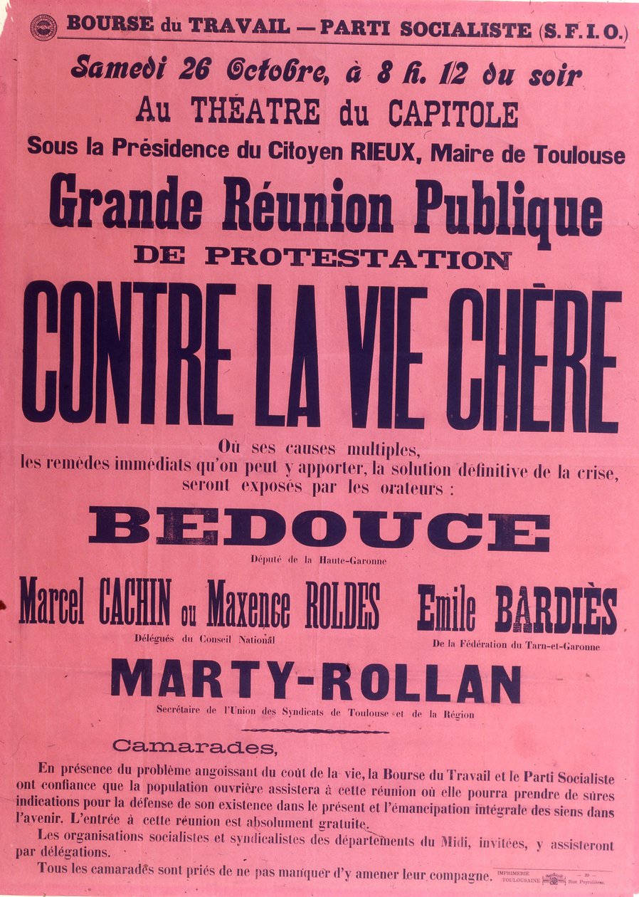 Affiche du Parti Socialiste - Unknown