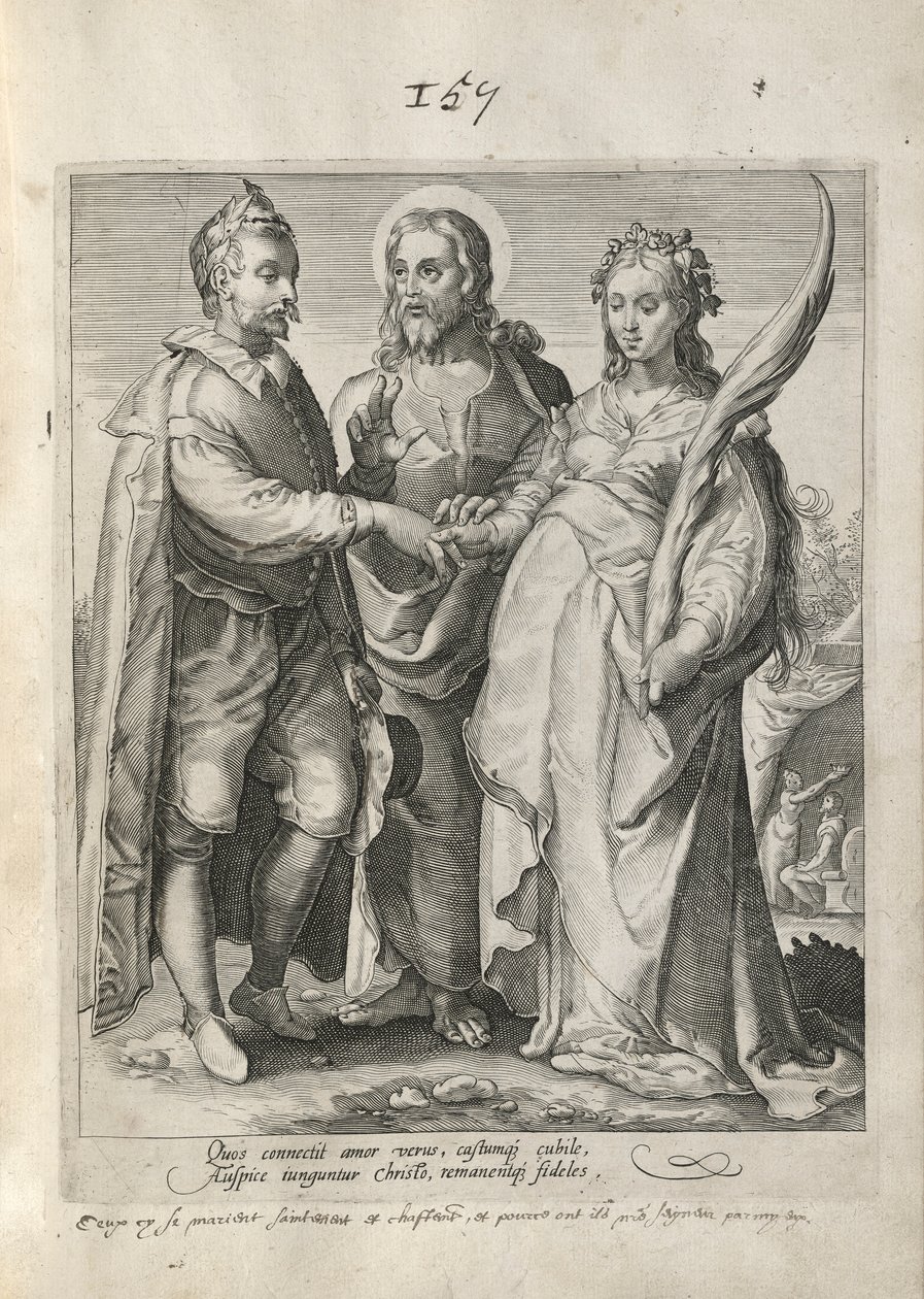 Quos connectit amor verus (Allégorie du mariage fidèle) - Unknown