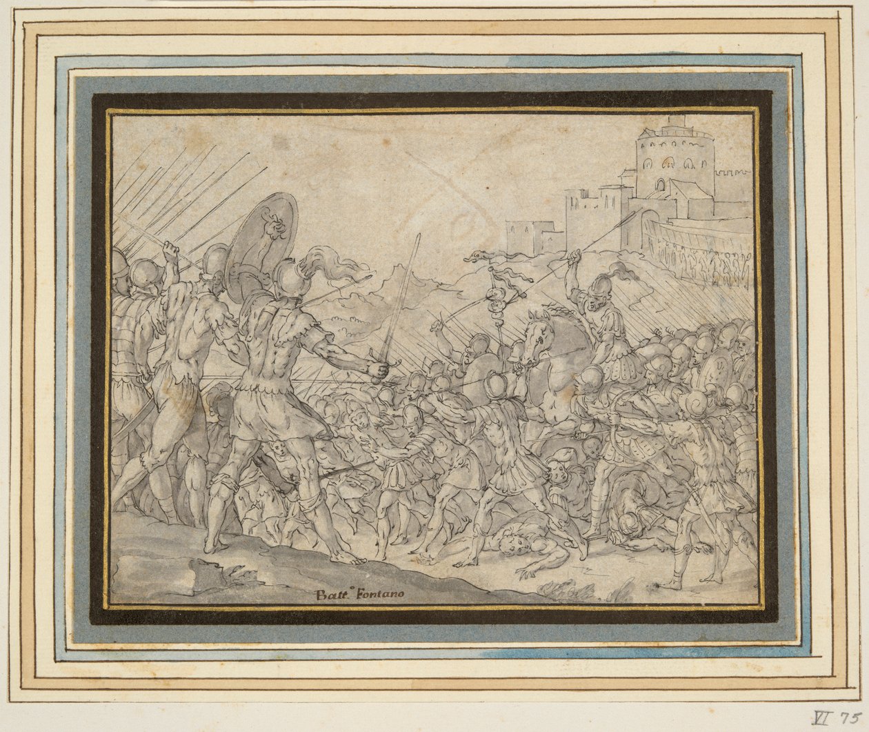 Romulus, combattant les Sabins, demande de l