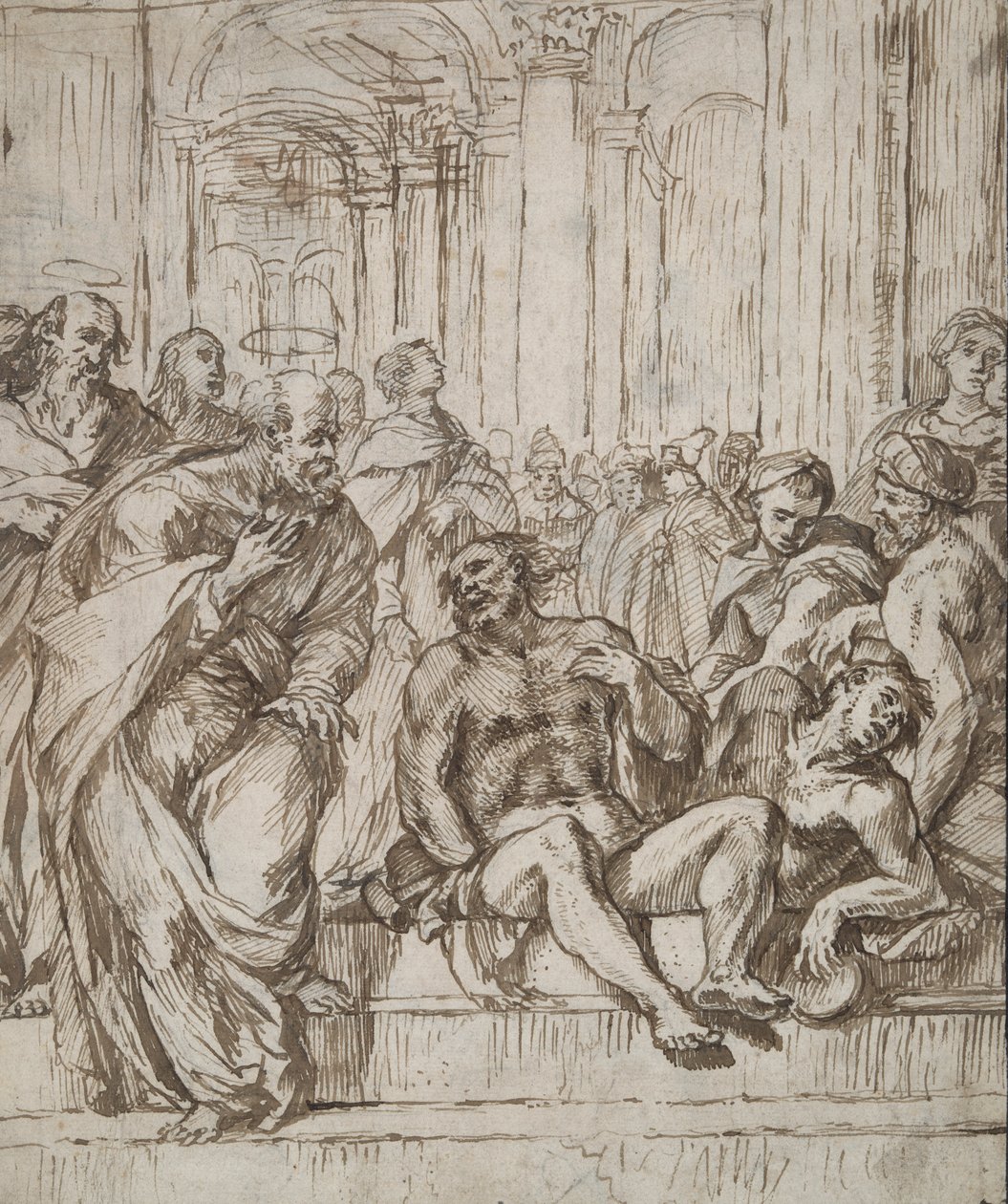 Saints Pierre et Paul guérissant l