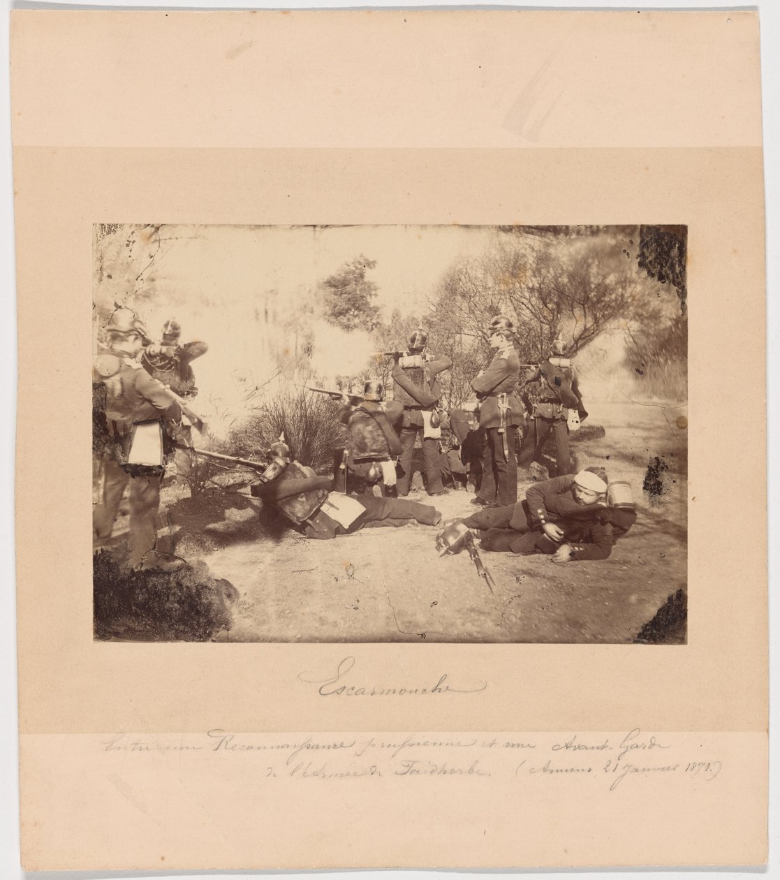 Skirmish between a Prussian Reconnaissance unit and Advance Troops from Faidherbe’s Army (Amiens, 21 January 1871) (Escarmouche entre une Reconnaissance prussienne et une Avant-Garde de l