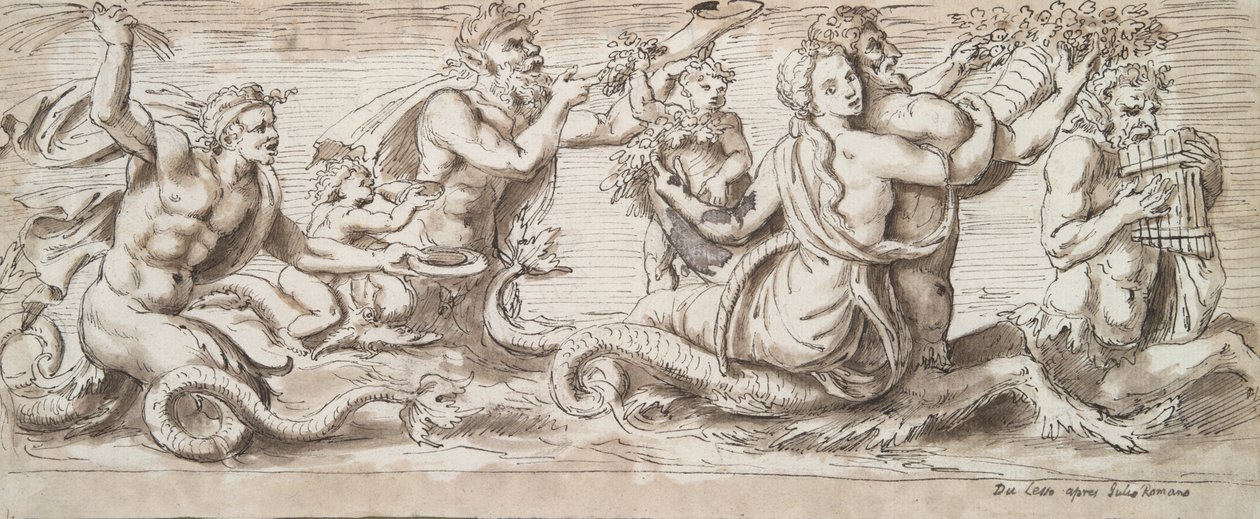 Tritons, Néréides et autres figures - Unknown