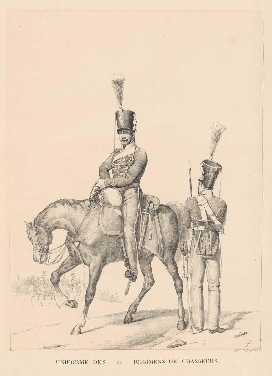 Uniforme des et Régiments de Chasseurs (Uniformes de cavalerie) - Unknown