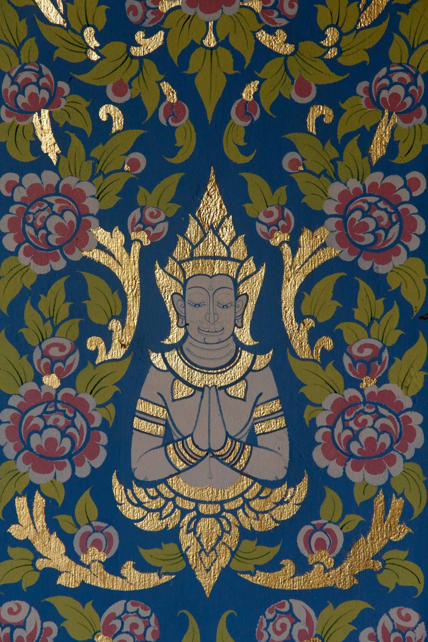 Wat Ampharam, Hua Hin. Décoration du temple. Thaïlande - Unknown