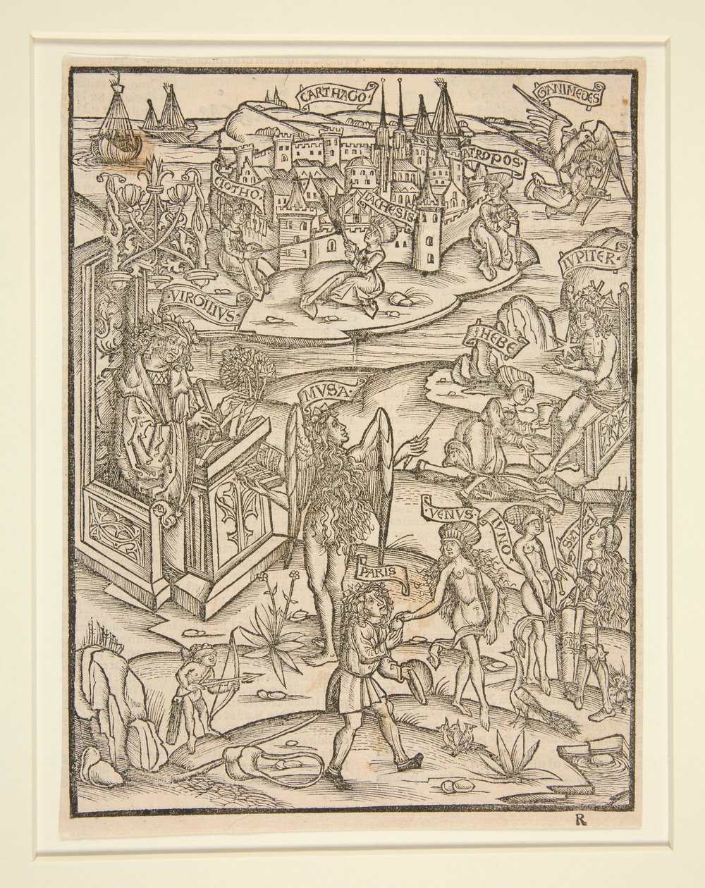Gravure sur bois du Virgile de Strasbourg, 1502 - Unknown