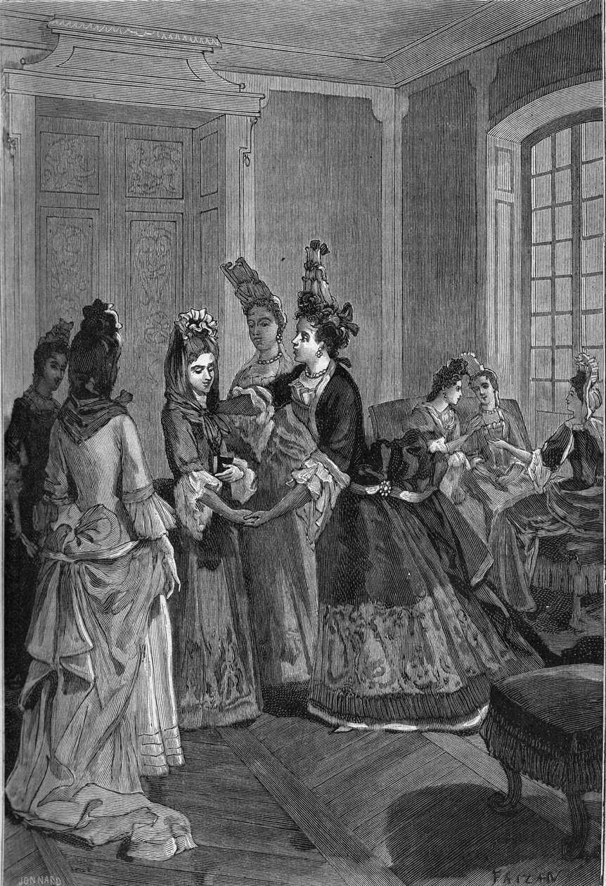 1685-1686 : Nouveaux catholiques. Gravure du XIXe siècle. Dans « Histoire de France » par Jules Michelet - Unknown artist