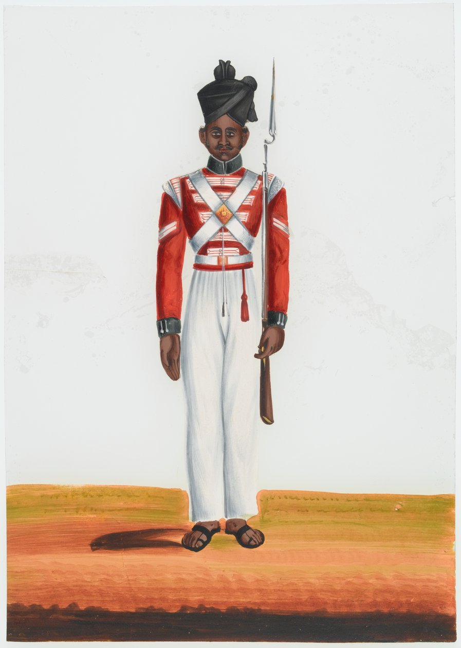 Havildar du 2ème Bataillon Martin, Armée de Madras - Unknown artist
