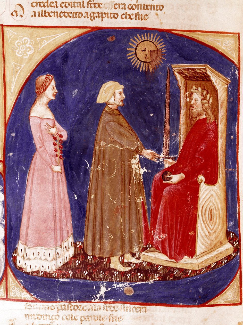 Deuxième ciel : Dante et Béatrice face à l