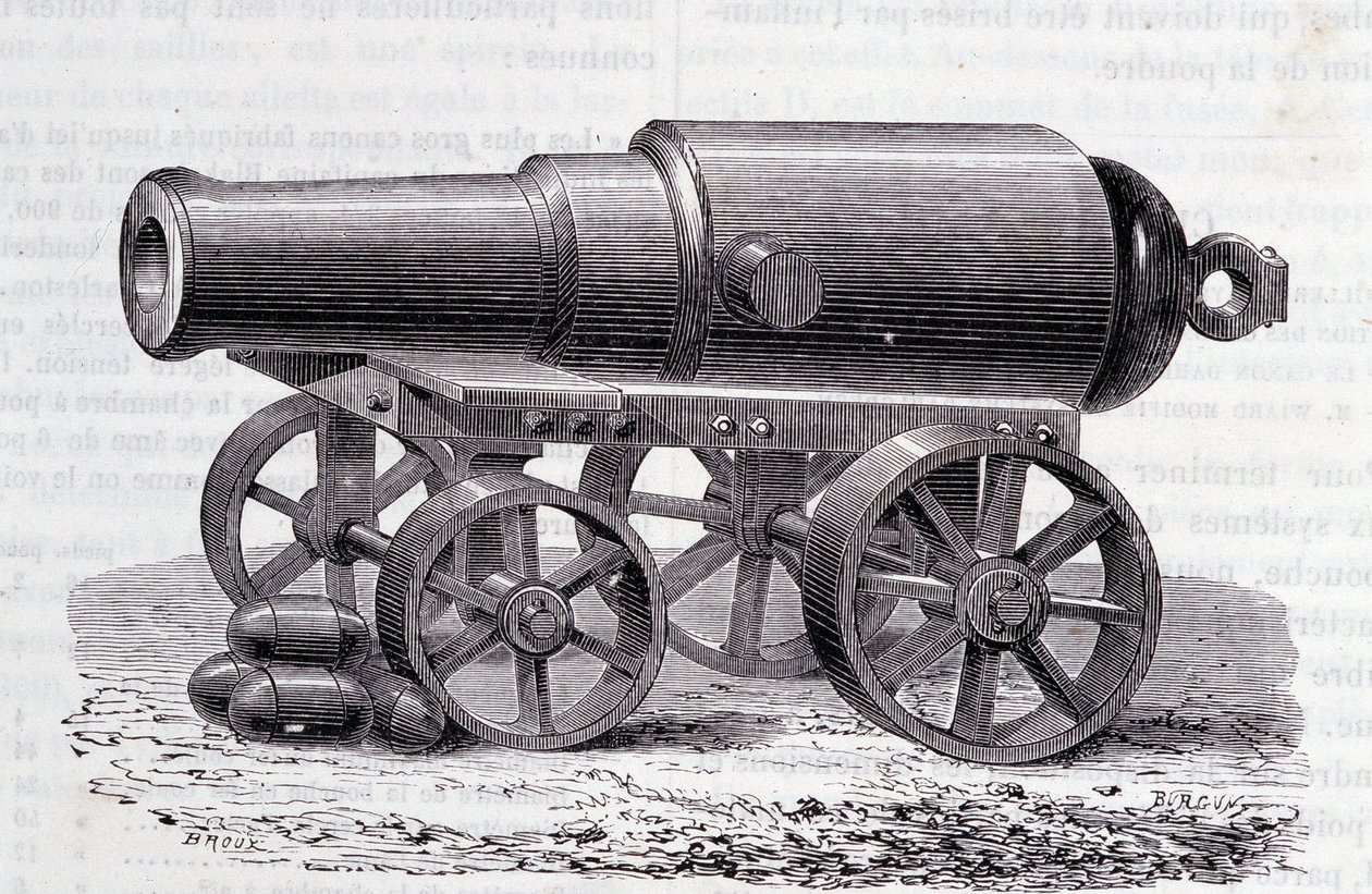 Un fusil Blakely - Le canon Blakely à l