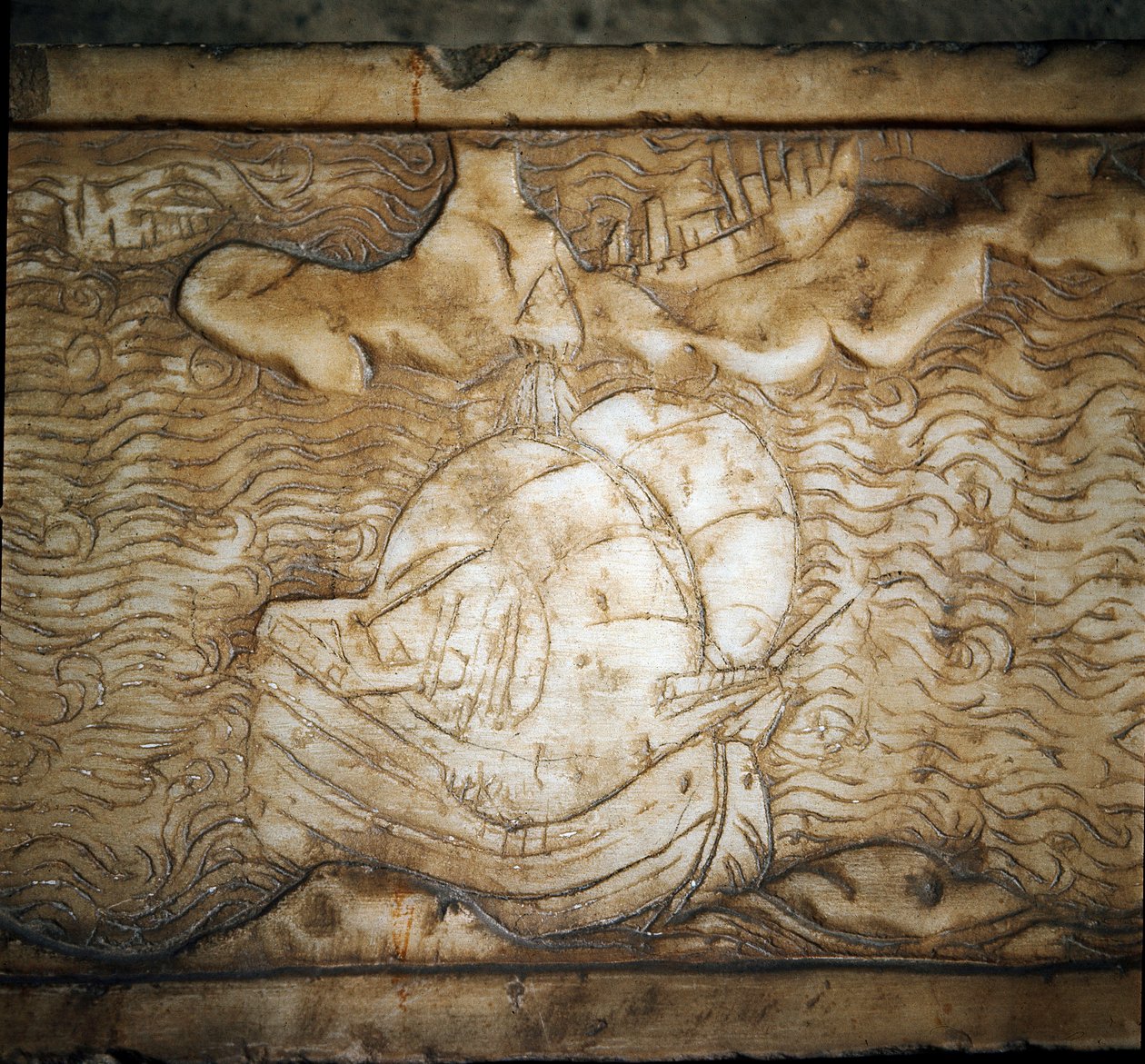 Un navire génois (détail) - Unknown artist
