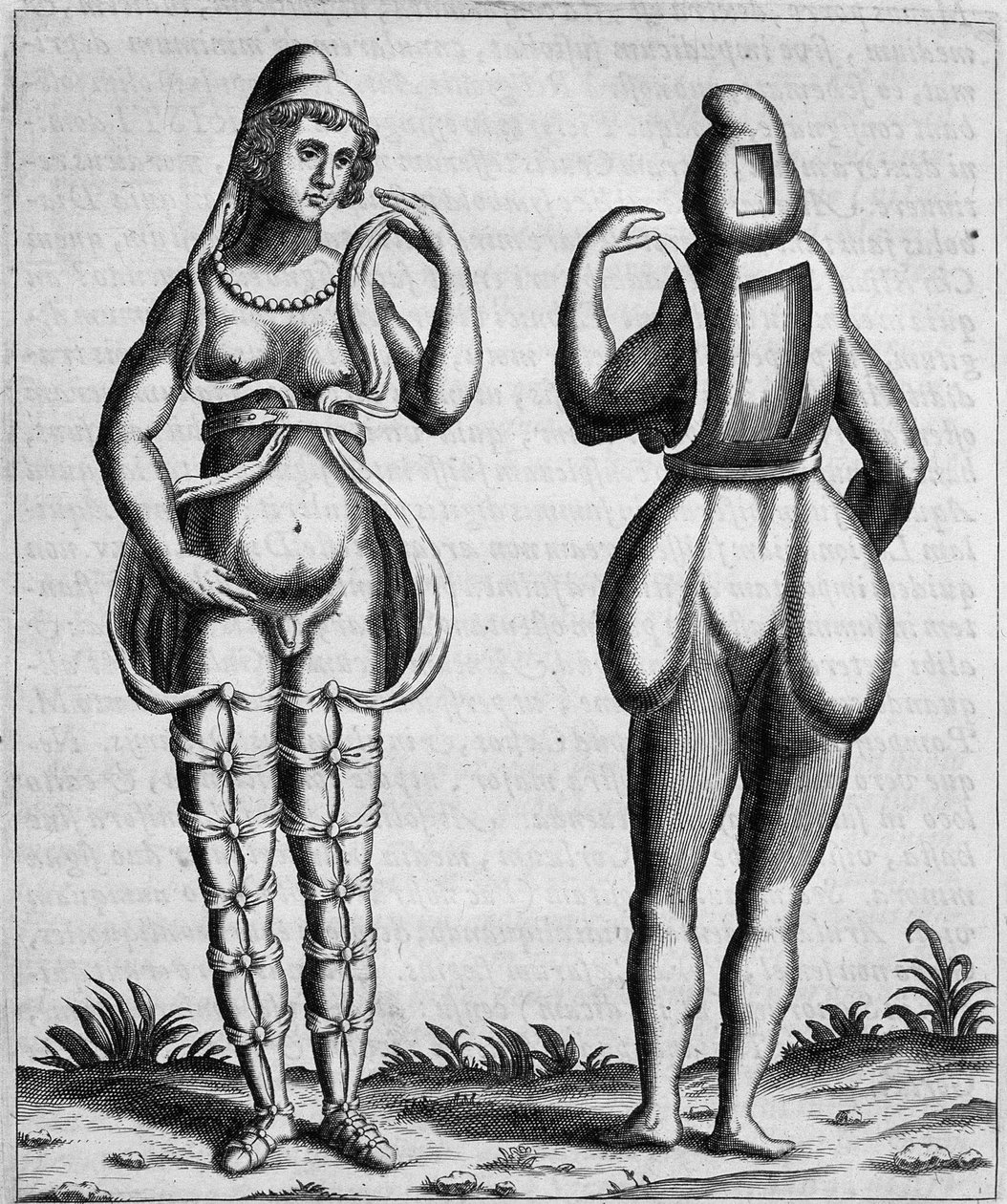 Un personnage entre féminin et masculin - dans « Mensae Isiaca » (discours de la Grande Mère des Dieux, ses sceaux, ses bijoux et ses amulettes et quelques-unes de ses figures) - Unknown artist