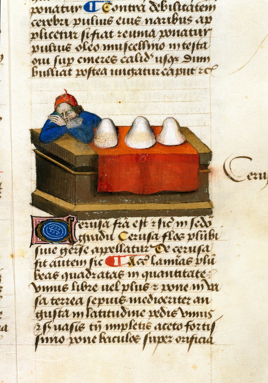 Un marchand de cerfs, utilisé pour les cosmétiques - Unknown artist