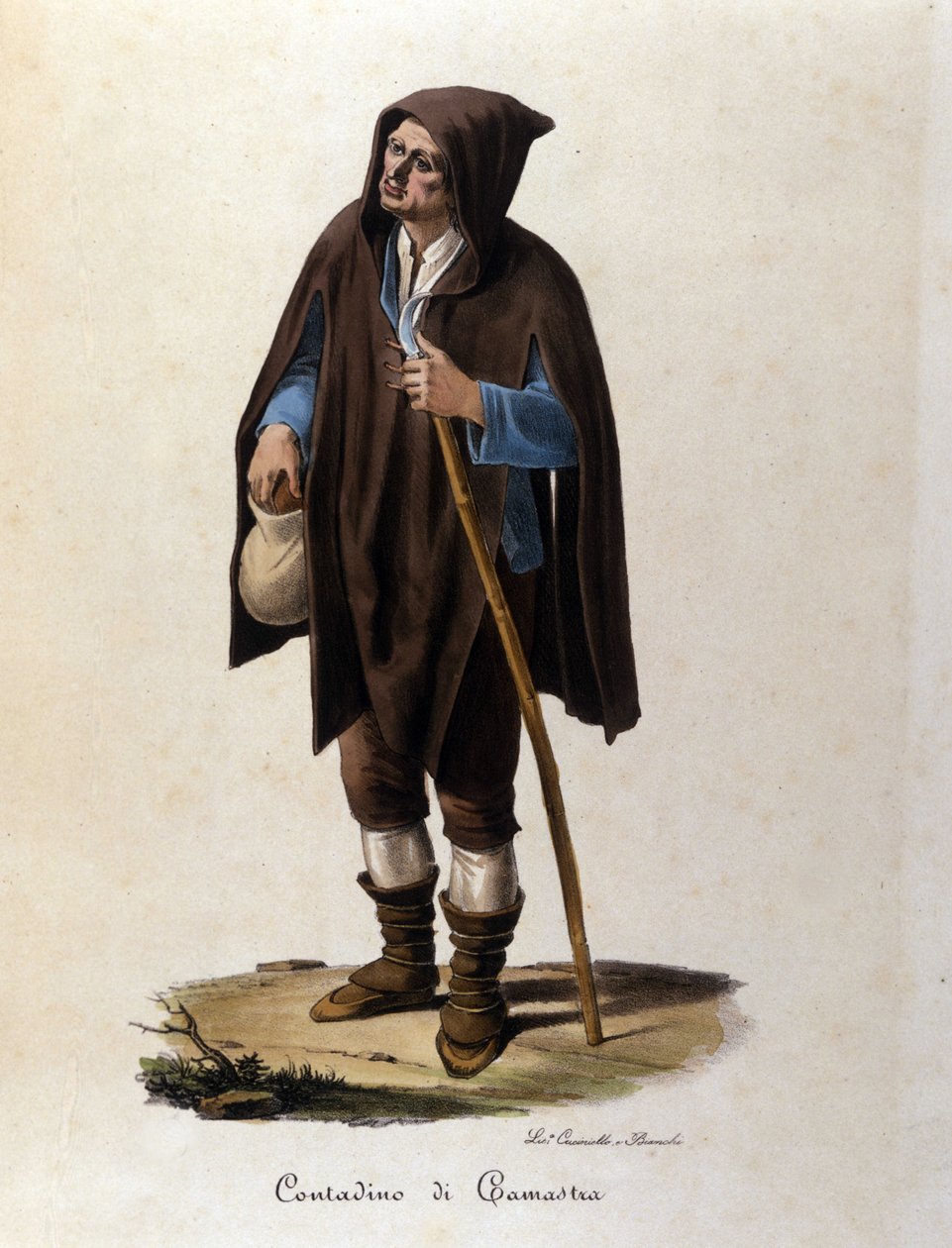Un paysan de la région de Camastra en Sicile - Unknown artist
