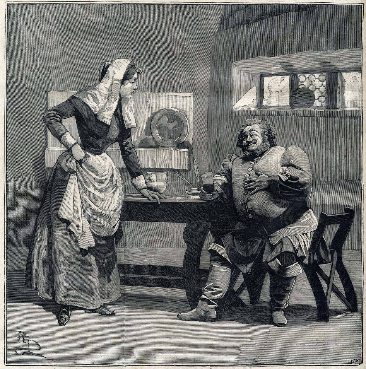 Une scène de « Falstaff » de l