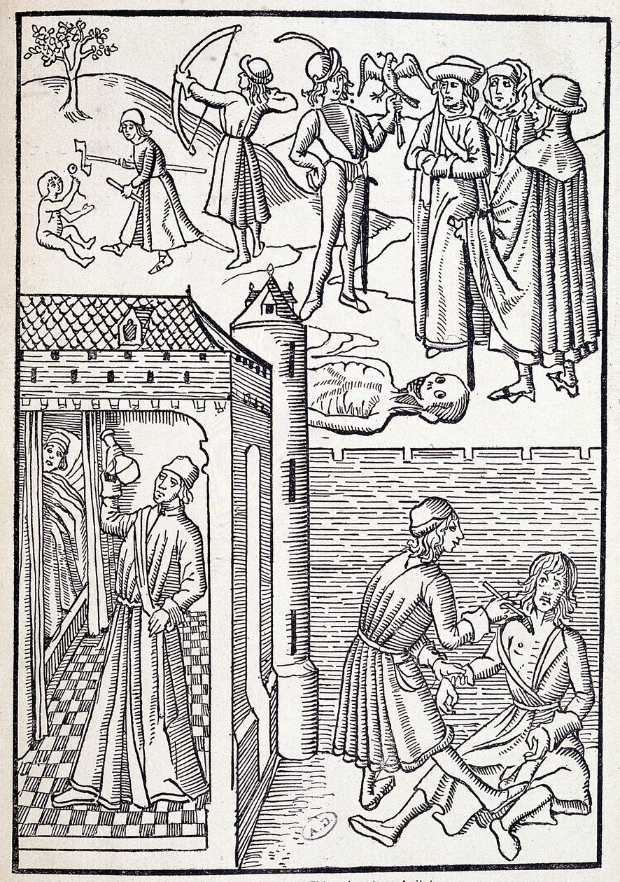 Un urologue et chirurgien au 15ème siècle. - Unknown artist