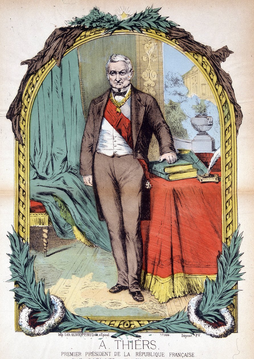 Adolphe Thiers (1797-1877), homme politique, journaliste et historien français. - Unknown artist