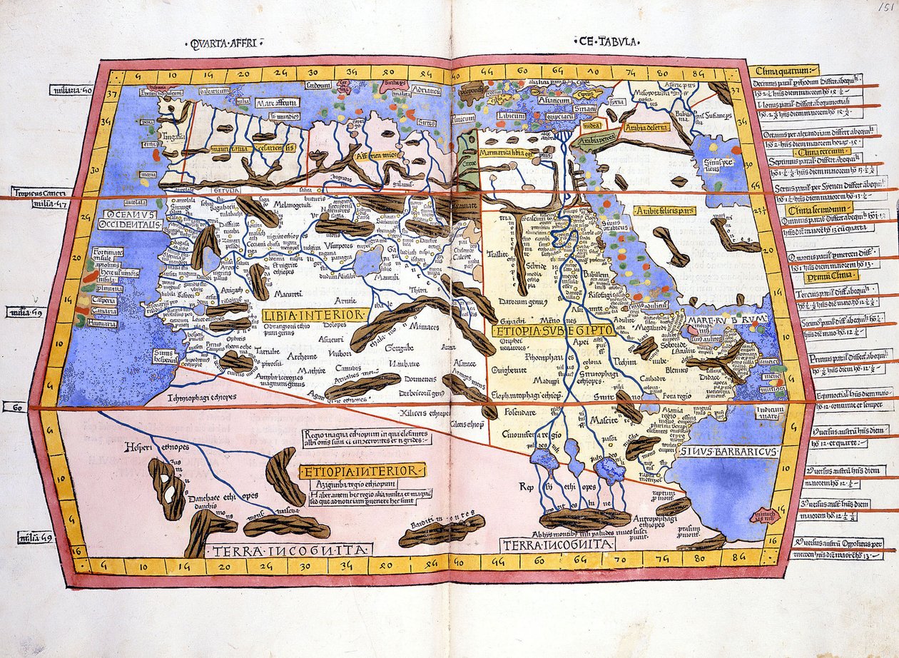 Afrique - dans « Atlante Tolomeo » de Ptolémée - Unknown artist