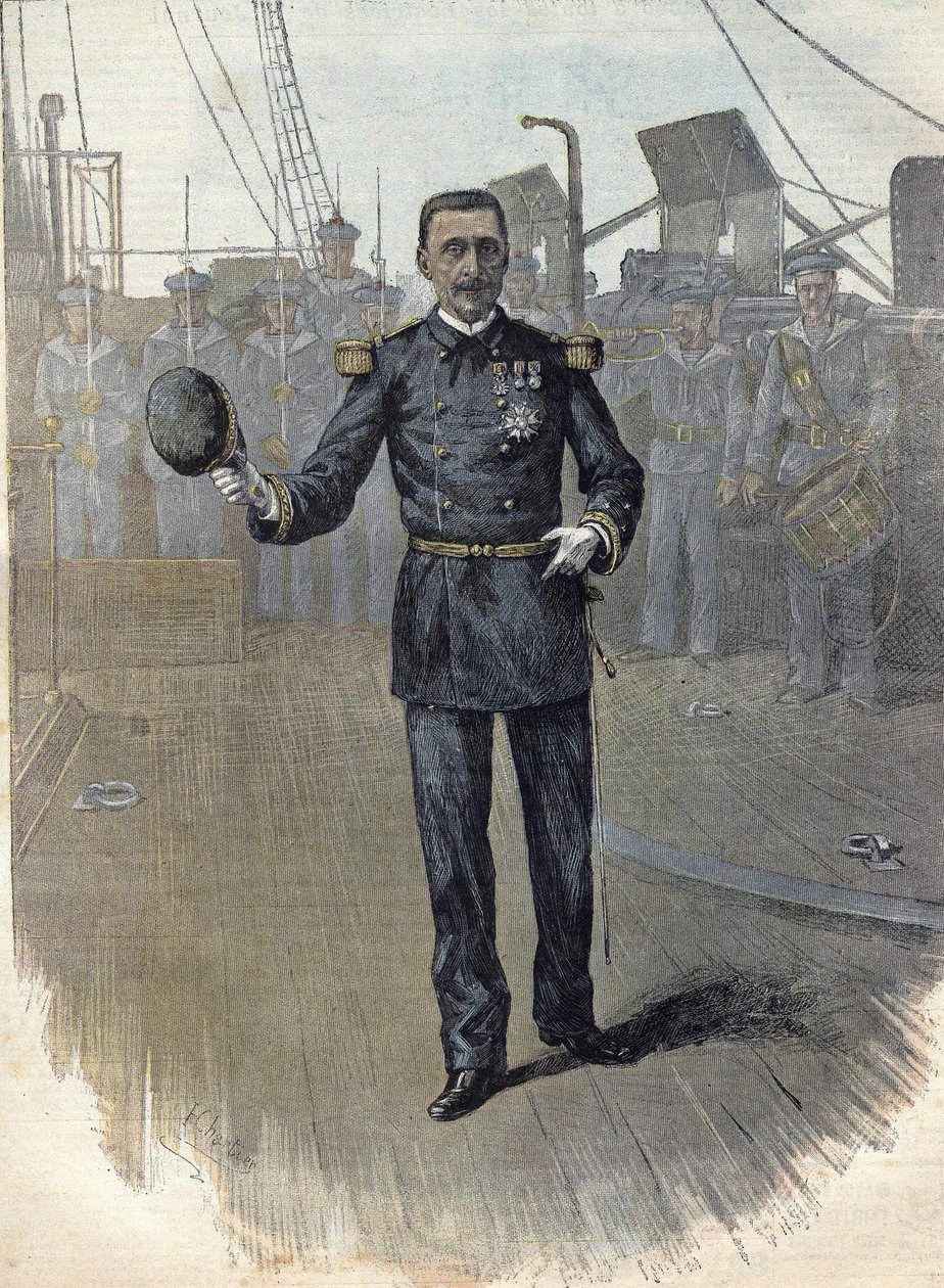 Alfred Albert Gervais (1837-1921), Amiral français, Chef d