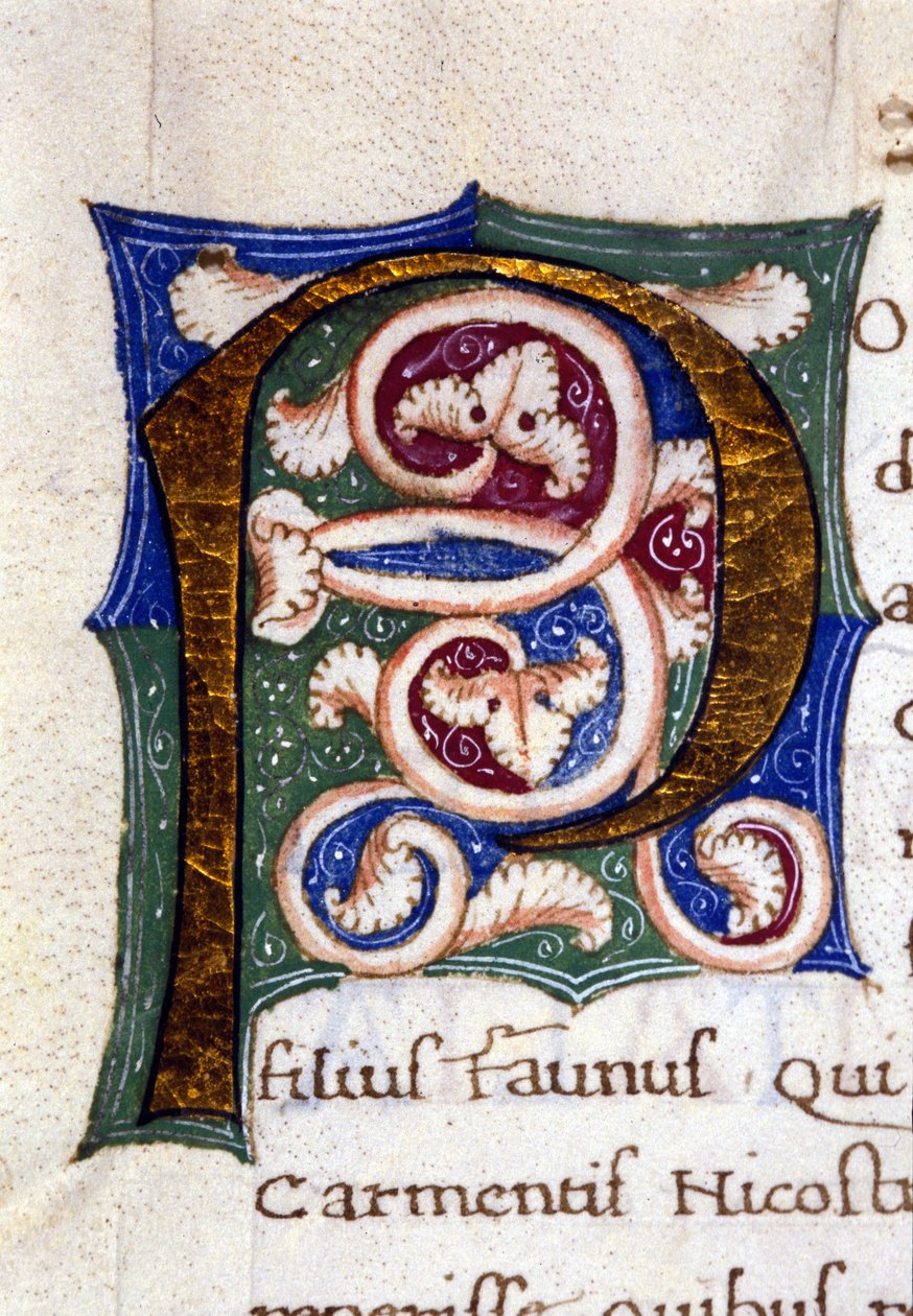 Alphabet : lettre P miniaturée - Unknown artist