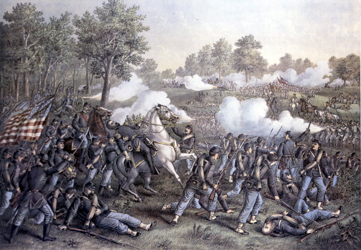 Guerre civile américaine - Unknown artist