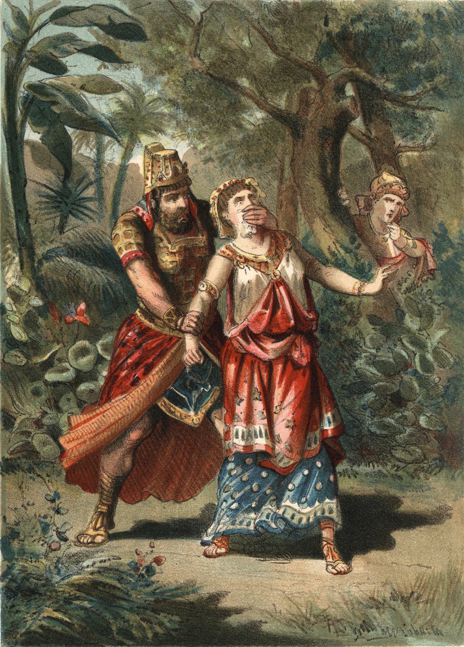 Amestris, épouse de Xerxès roi des Perses, est enlevée par un serviteur d