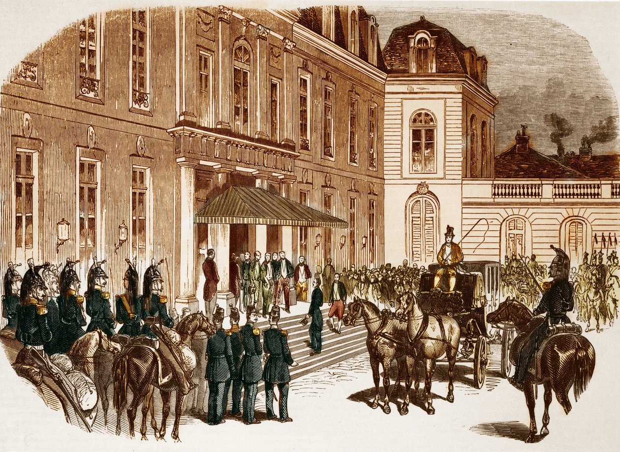 Arrivée de Louis Napoléon Bonaparte (Louis-Napoléon III) à l