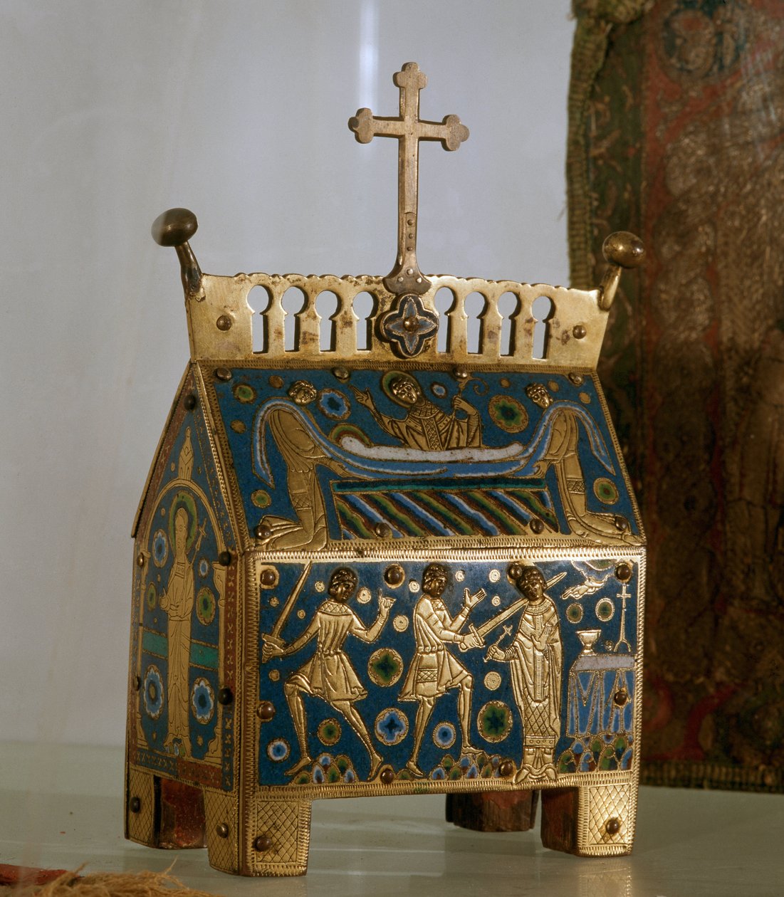 Reliquaire en émail, or et cuivre de Saint Thomas Becket (1118-1170), archevêque de Cantorbéry - Unknown artist