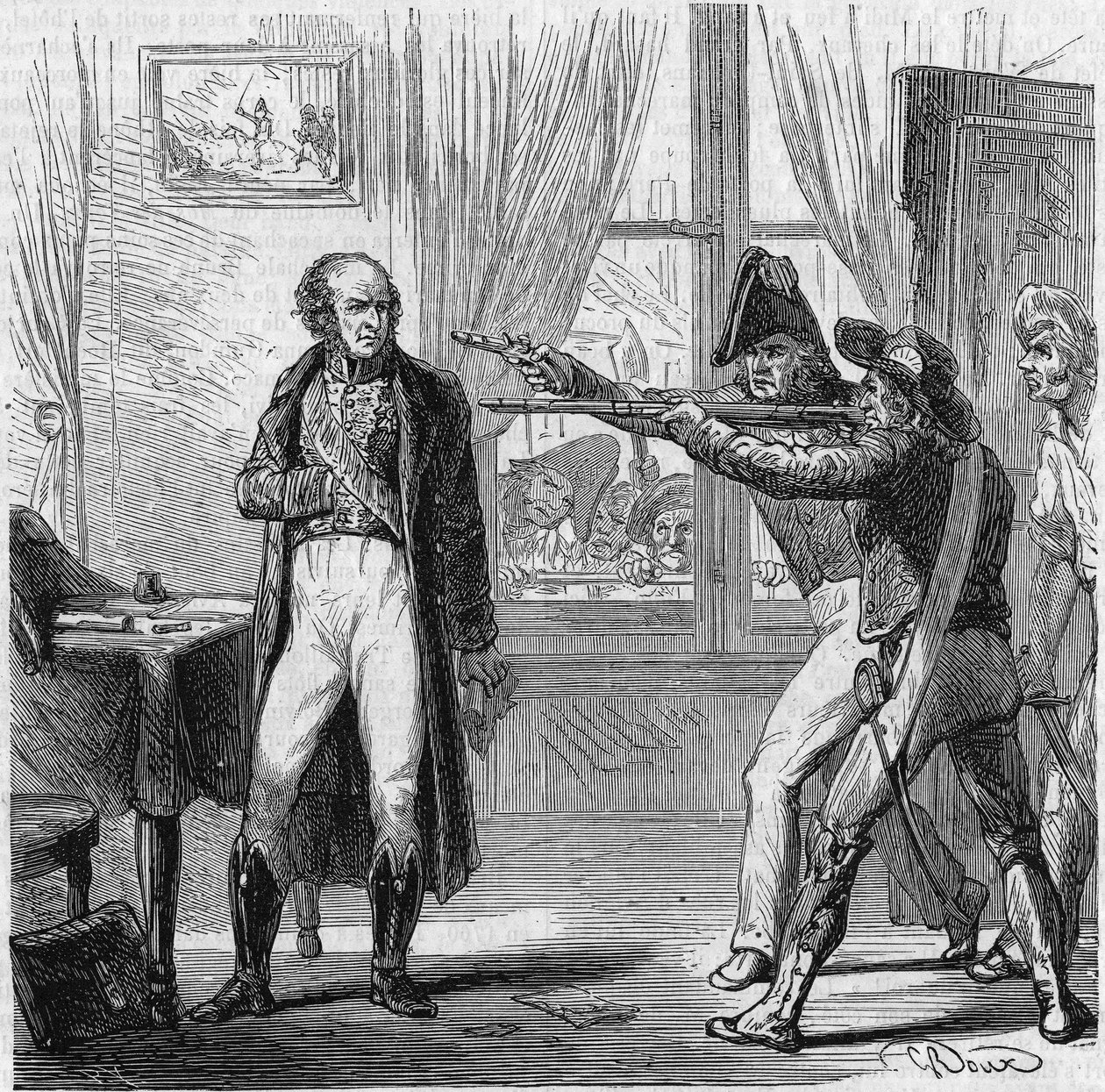 Assassinat du maréchal Guillaume Brune à Avignon (Vaucluse), le 2 août - Unknown artist