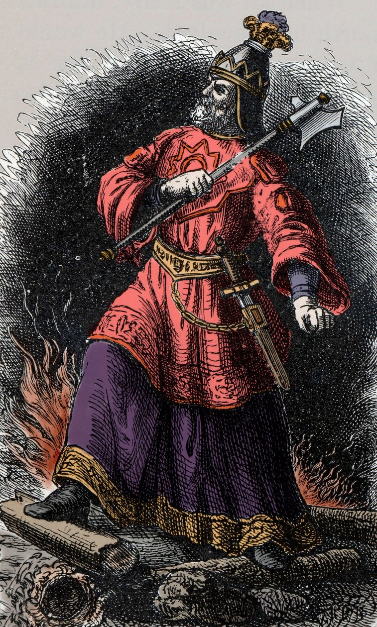 Attila le Hun - Attila (395-453) Roi des Huns - Unknown artist