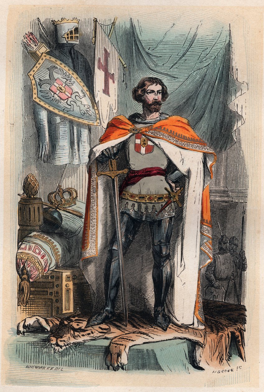 Baudouin Ier de Constantinople - Portrait de Baudouin Ier, empereur latin d