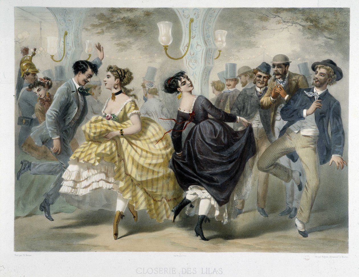 Bal à la Closerie des Lilas, vers 1860 - Unknown artist