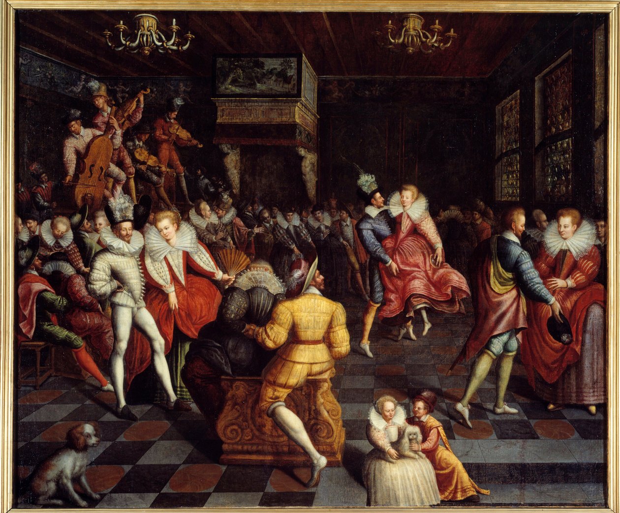 Bal à la cour de Valois Peinture anonyme. 16ème siècle. Rennes, musée des Beaux-Arts - Unknown artist