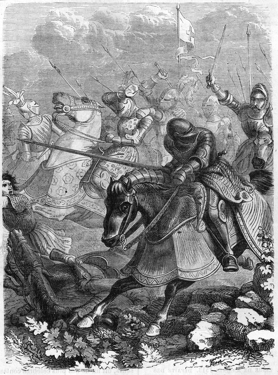 Bataille de Guinegate ou Guinegatte (France), Journée des éperons, 16 août - Unknown artist