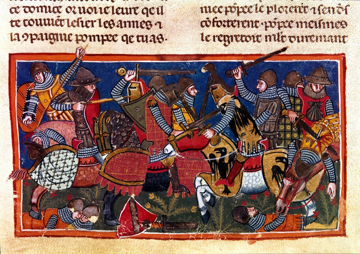 Scène de bataille (miniature d