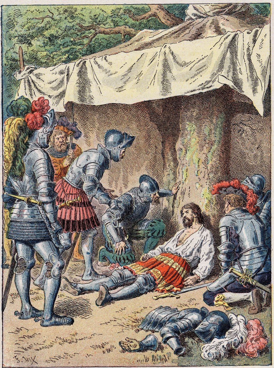 La mort de Bayard en 1524. - Unknown artist