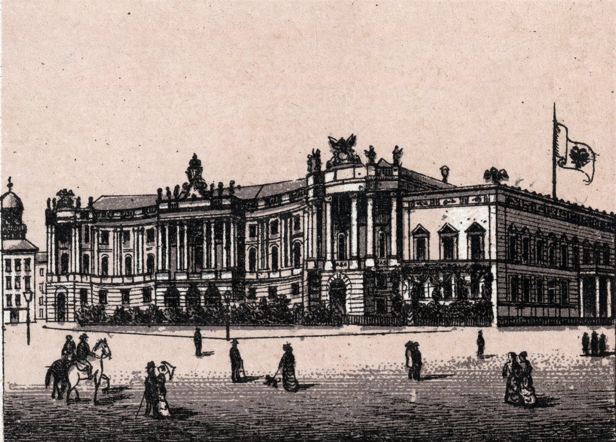 Berlin, Allemagne : vue du Palais Impérial - Unknown artist